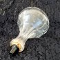Vintage Barber Bottle, Clear with Black Bakelite Stopper