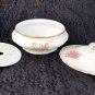 4-Pc. Antique Wash Set Covered Soap Dish & Toothbrush Holder
