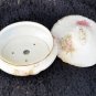 4-Pc. Antique Wash Set Covered Soap Dish & Toothbrush Holder