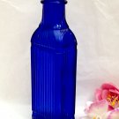 Cobalt Glass Poison Bottle Vintage Maryland Glass Co.