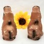 Braying Donkeys Salt & Pepper Shakers Vintage Chalk S & P