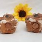 Braying Donkeys Salt & Pepper Shakers Vintage Chalk S & P