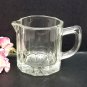 Vintage Crystal Creamer or Toothpick Holder Pressed Glass