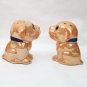 Peach Luster Pups Vintage Salt & Pepper Shakers