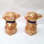Peach Luster Pups Vintage Salt & Pepper Shakers