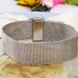 Mesh Bracelet with Owl, Sarah Coventry Vintage Jewelry, Adjustable