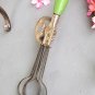 A&J Vintage Egg Beater Folds Flat Works Great