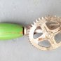 A&J Vintage Egg Beater Folds Flat Works Great