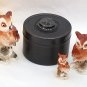Owl Pewter Box & 3 Owl Figures Mini Trinket Box and Figurines