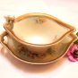 Hand Painted Porcelain Sauce Dish and Plate Germany