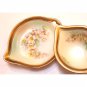 Hand Painted Porcelain Sauce Dish and Plate Germany