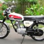 For Honda CL125 CL100 CB125 CB100 Complete Chrome Rear Fender Assembly Brand New