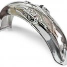 For Honda CB125 CB100 CL125 CL100 Complete Chrome Rear Fender Assembly Brand New