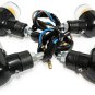 Kawasaki Chopper Custom CafeRacer Drag Old School BlackCase Mini Turn Signal Set