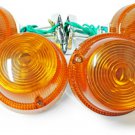 For Honda C90 C70 C65 C50 Complete Set of 4 Winker 6V Turn Signal Lamps BrandNew