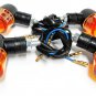 Kawasaki Chopper Custom CafeRacer Drag Old School 12 Volt Mini Turn Signal Set