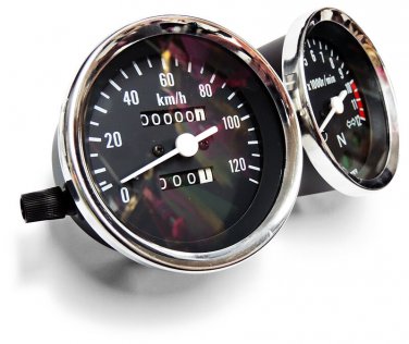 Suzuki GT125 GT100 GP125 GP100 Brand New Replacement Speedometer and Tachometer