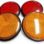 For Suzuki TS400 TS250 TS185 TS75 TS50 TC185 TC125 RV125 RV90 MT50 Reflector Set
