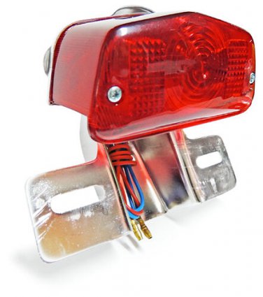 For Honda CL125 CL100 CL70 CL90 S90 CS90 SS125 CB100 CB125 Taillight & Bracket