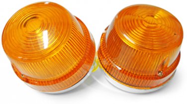 For Honda C90 C70 C65 C50 Set of L&R Front Winker 6V Turn Signal Lamps BrandNew