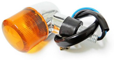 Norton Chopper Custom CafeRacer Drag Old School ChromeCase Mini Turn Signal Lamp