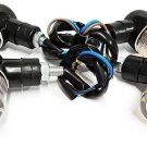 Yamaha Chopper Custom Cafe Racer Drag Old School BlackCase Mini Turn Signals Set