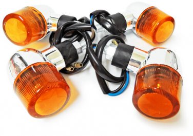 For Honda CL175 CL350 CL450 CB175 CB350 CB450 CB500 CB750 Comp 12V Turn Signals