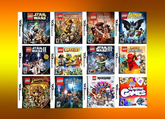 12 LEGO GAME BUNDLE PACK FOR NINTENDO DSI 3DS DSIXL