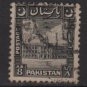 PAKISTAN 1949/53 - Scott 52 used - 8a, Karachi Port building (6-557)