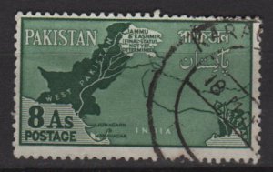 Pakistan 1960 - Scott 110 used -8a, Border dispute with India (6-564)
