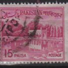 PAKISTAN 1963/70 - Scott 135B used - 15p,  Shalimar Gardens, Lahore (6-595)