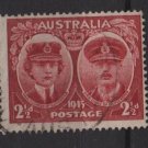 Australia 1945  - Scott 197 used - 2.1/2p, Duke & Duchess of Gloucester  (S-620)