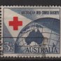 Australia 1954  - Scott  271  used - 3c, Red Cross Society (T-708)