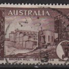 Australia 1958  - Scott  311  used - 4p, Broken Hill mining field (T-714)