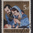 Australia 1965  - Scott  393  used - 5p, Nativity, Christmas (T-721)