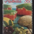 Australia 1987  - Scott  1015 used - 36c, Fruits, Melons & grapes (T-724)