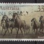 Australia 1986  - Scott  984  used - 33c, Horses (T-732*)