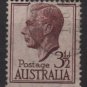 Australia 1950/52 - Scott  236 used -  3.1/2p, George VI (6-642)