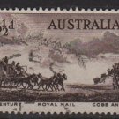 Australia 1955 - Scott  281 used -  3.1/2p, Pioneers of Australia's coaching era (6-646)