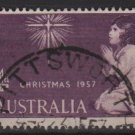 Australia 1957 - Scott 307 used -  4p, Christmas (6-649)