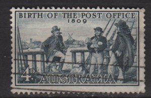 Australia 1963 - Scott 355 used - 5p, Explorers, 1st crossing of the Blus Mts (6-655)