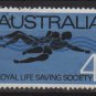 Australia 1966  - Scott  421 used -  4c, Royal life saving society, rescue (6-657)