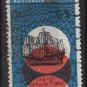 Australia 1966  - Scott  423 used -  4c, Dirk Hartog's discovery  (6-659)