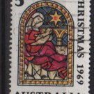 Australia 1969  - Scott  466 used -  5c, Christmas (6-663)