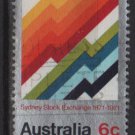 Australia 1971  - Scott  497 used -  6c, Stock exchange (6-665)