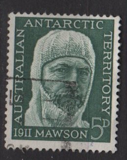 Australian Antarctic Territory  1961  - Scott  L7  used -  5p, Sir Douglas Lawson (6-684)