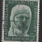 Australian Antarctic Territory  1961  - Scott  L7  used -  5p, Sir Douglas Lawson (6-684)