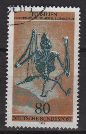 Germany 1978 - Scott 1275 used - 80pf, Archeological heritage, Fossilien (7-5)