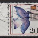 Germany 1988 - Scott 1564 - 20 pf, bird, Stamp Day   (7-27)