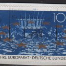 Germany 1989 -  Scott 1578  used - 100pf, Council of Europe 40th anniv. (7-32)